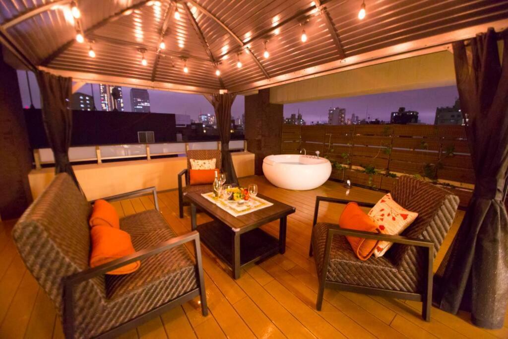 Appartamento Oshiage Sky View Terrace Penthouse Tokyo Esterno foto